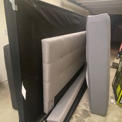 Queen Bed Frame + Mattress 