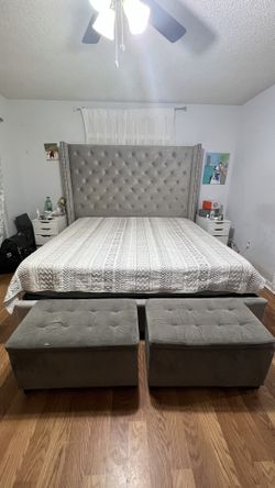 Super King Size Bed +mattress Firm