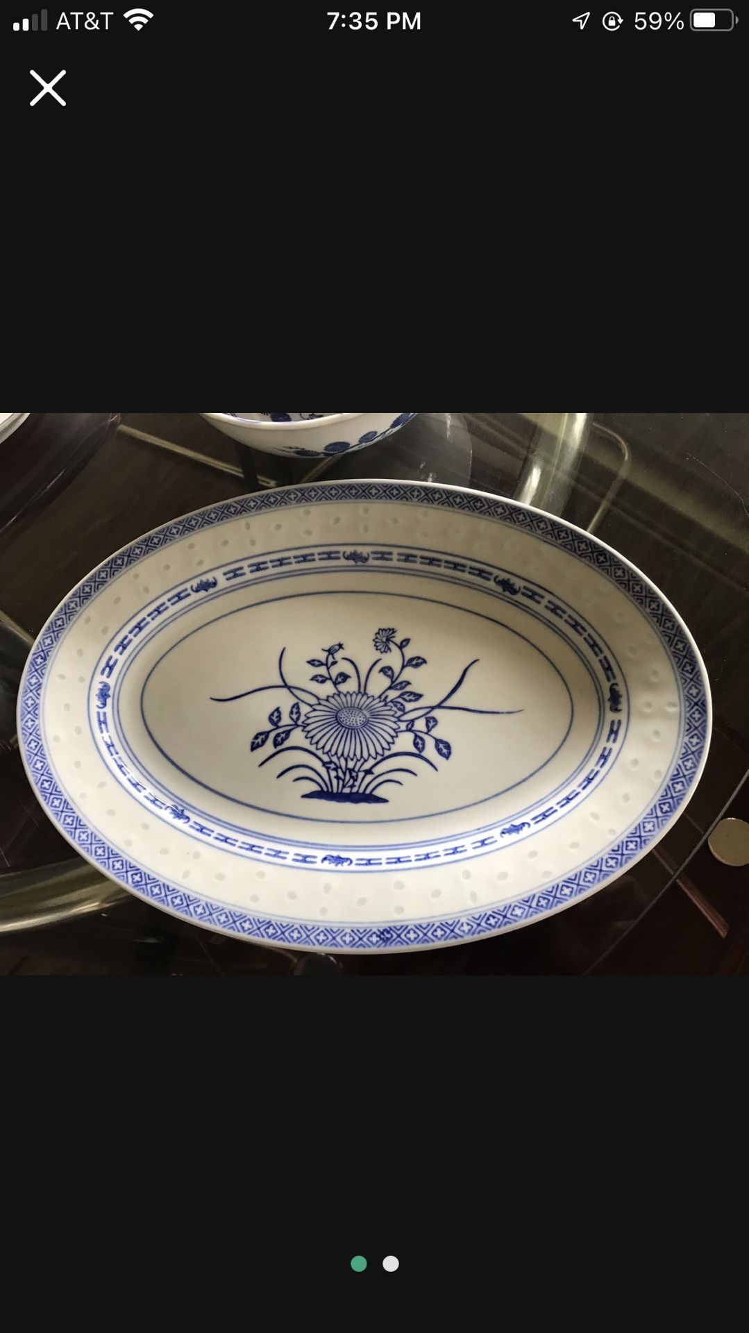 Chinese Service Plate