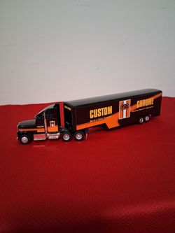 Custom Chrome Die-Cast Semi Truck ..