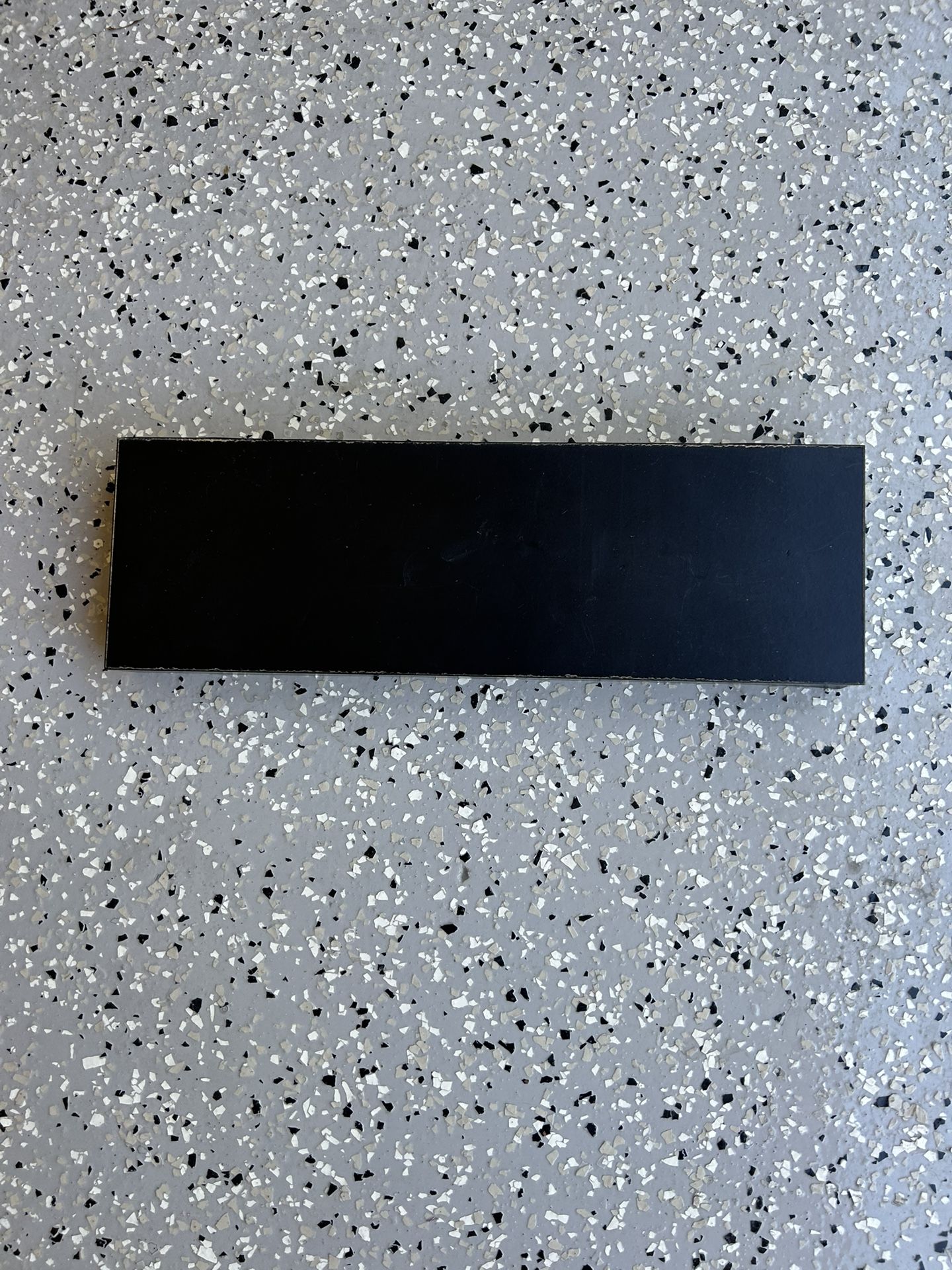 Two Small Shelves-one Is Silver-one Is Dark Brown