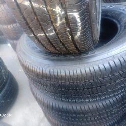 BRIDGESTONE 265_65/17 $300 SEMI NEW FOURTIRES ALSO WE HAVE NEW TIRES ON ESPECIAL PRICES
