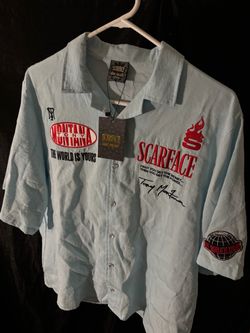 scarface button up