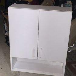 White Modern Storage Cabinet