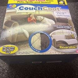 Couch Coat - Convenient Reversible Sofa Cover by BulbHead