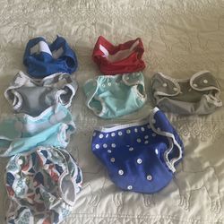 Diaper cover and  Baby Bath Cushion