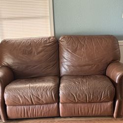Brown Recliner Love Seat