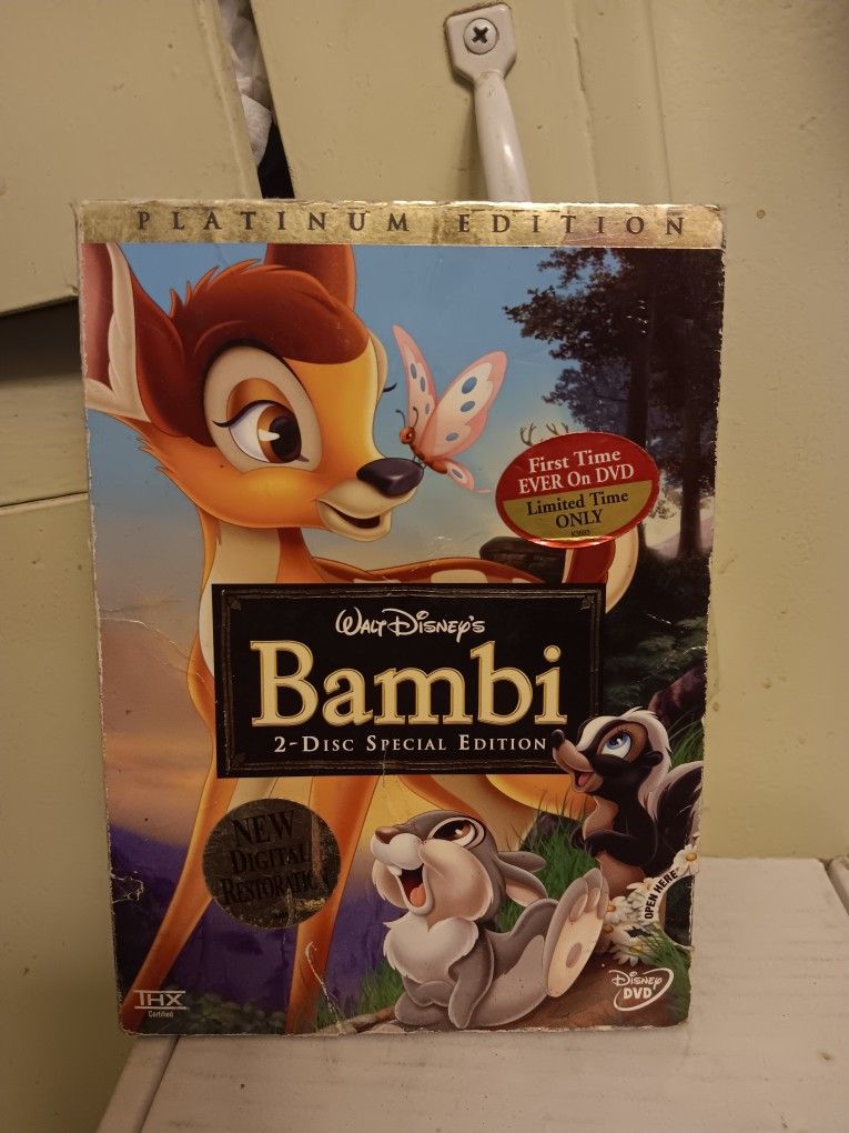 !! DVD 2 Disc Set Disney Bambi