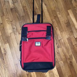 Jeep Rolling Carry-On Suitcase (Red/Black) — $25 (OBO)