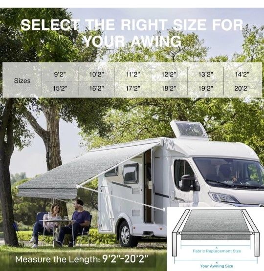 RV AWNING FABRIC REPLACEMENT