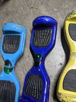 GOTRAX HOVERFLY OVER BOARD. 3 OF THEM. GOOD CONDITION 