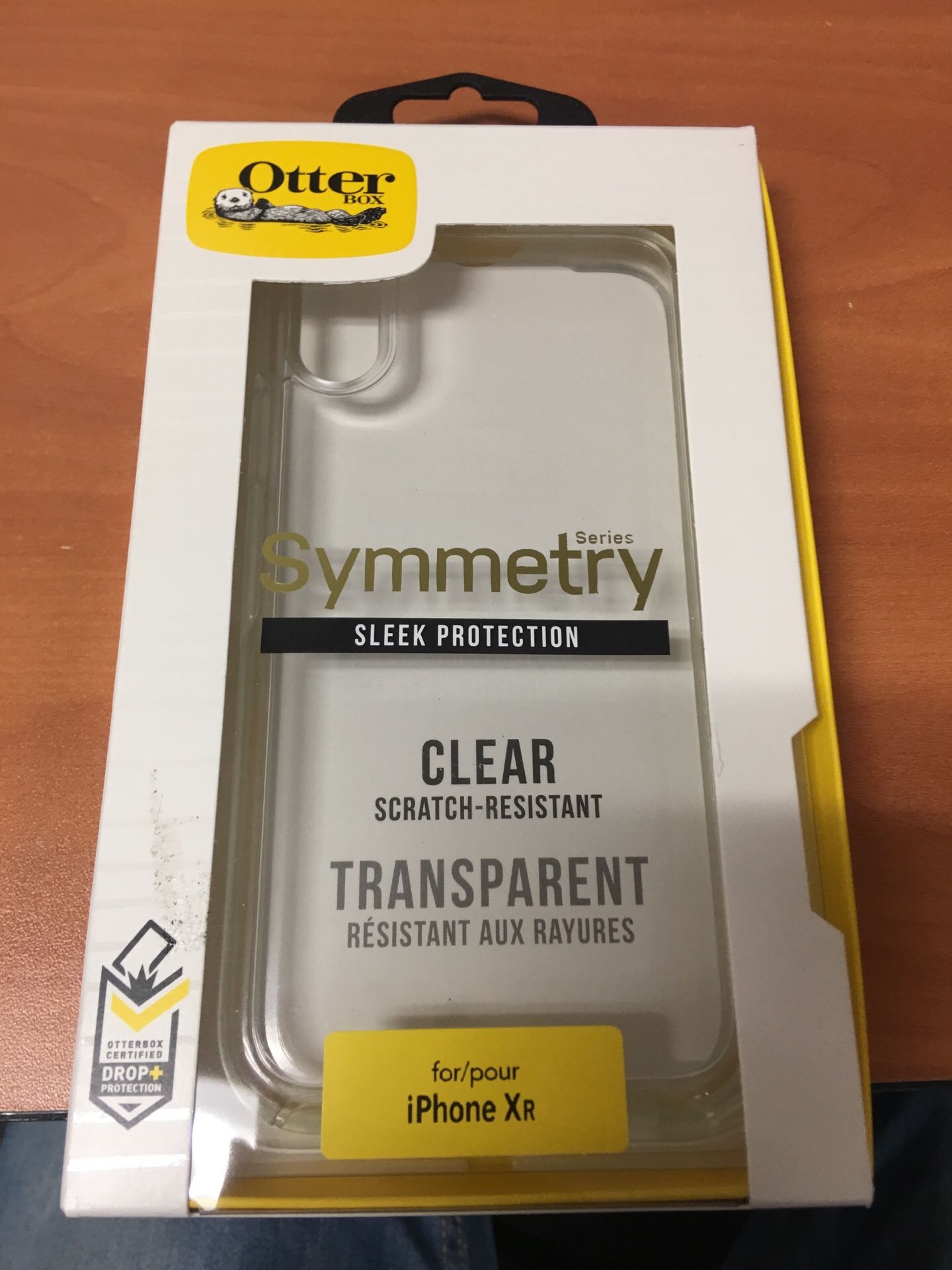 iPhone XR clear otter box case