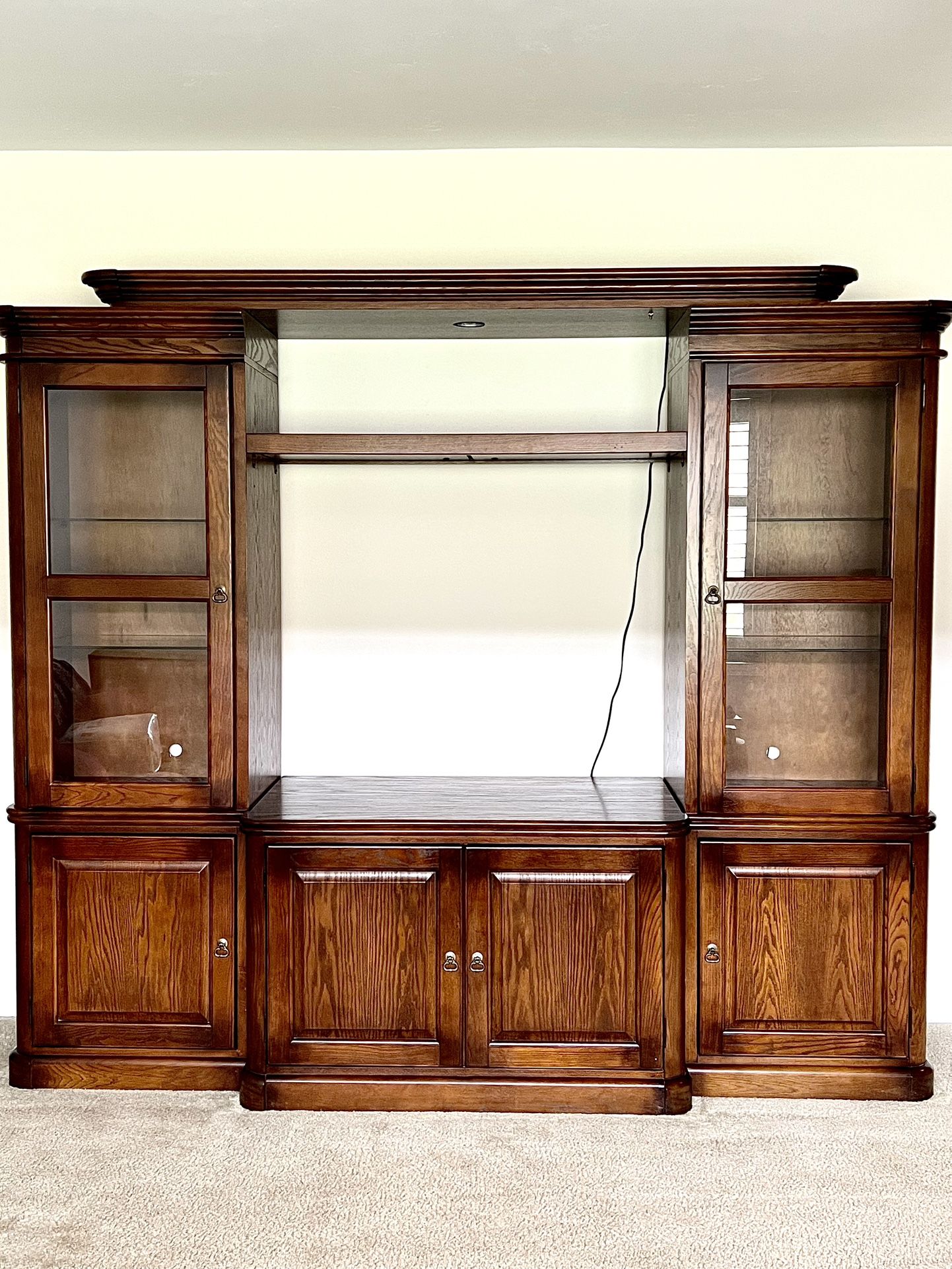 Wood Entertainment Center