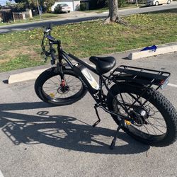 Unused electric bicycle, factory sealed and never assembled.