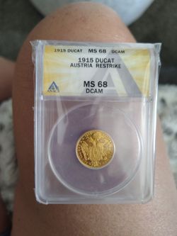 1915 DUCAT AUSTRIA RESTRIKE