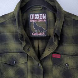 Dixxon Flannel Company Plaid Lone Wolf Women's Sz S