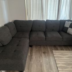 Couch/pillows/ottoman