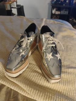 Stella Mc Cartney silver shoes