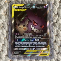Gengar & Mimikyu GX Alt Art 165/181 Pokemon Tag Team Up alternate full art
