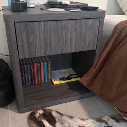 2x Black Nightstand MINT 