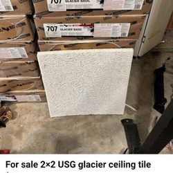 USG Glacier Ceiling Tile Brand New In. The  Box