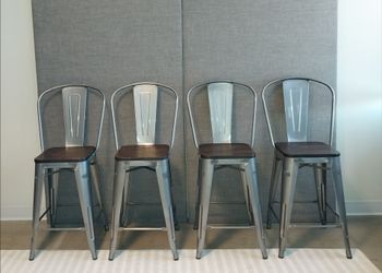 DHP Luxor Bar Stools – Set of 4, 24” Counter Height