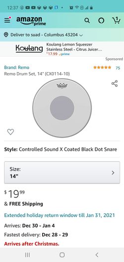 Remo Drum Set, 14" (CX0114-10)