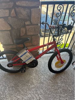Concord Bikes 26005 20" Kids Bike, Red, Boys', Steel Frame, Single-Speed,