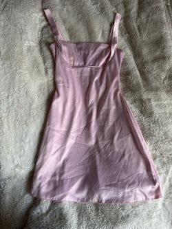 Light Pink Cupped Chest Mini Dress