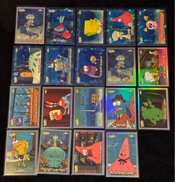 2025 TOPPS CHROME SPONGEBOB CARDS