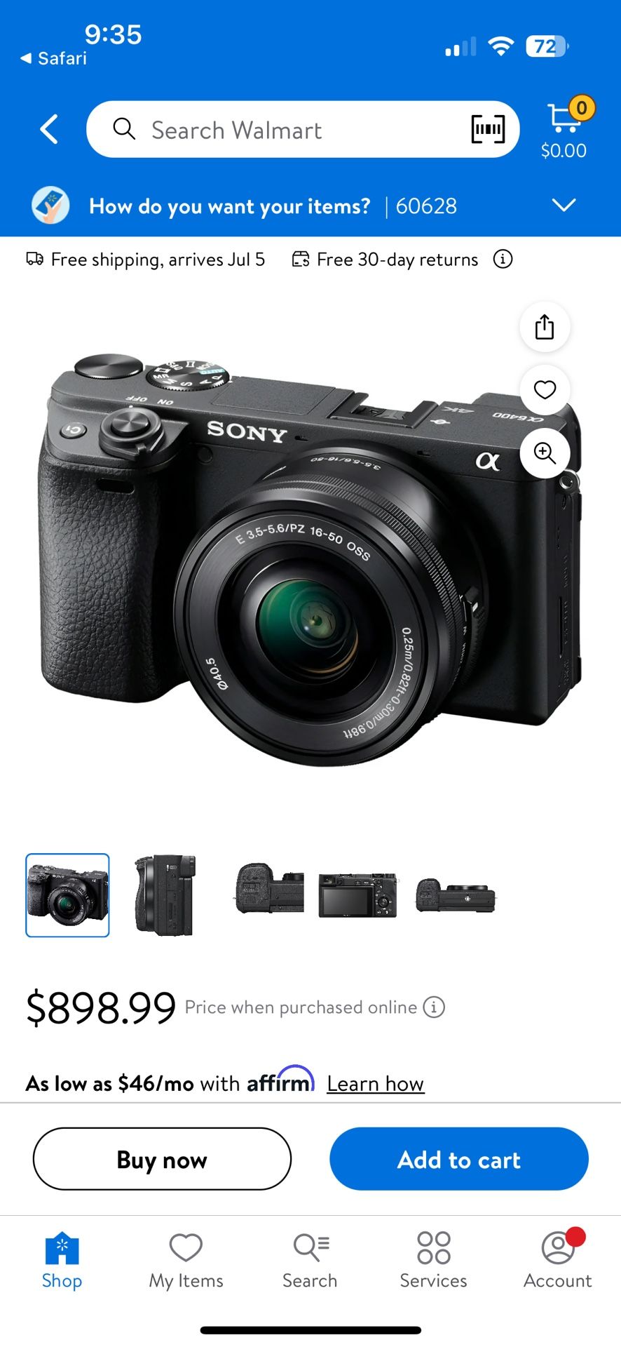 Sony a6400 Digital Camera X Moza AIRCROSS 2 Gimble