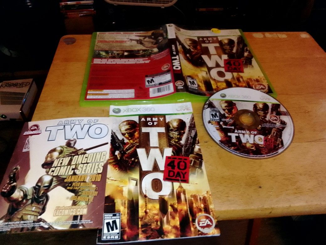 Xbox 360 Game ARMY Of TWO The 40TH Day