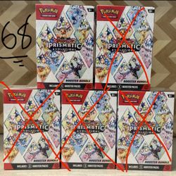 Pokemon Prismatic Evolutions Booster Bundle 