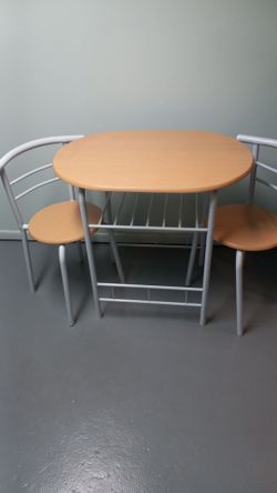 Table and chairs