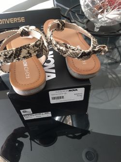 Brand new sandals