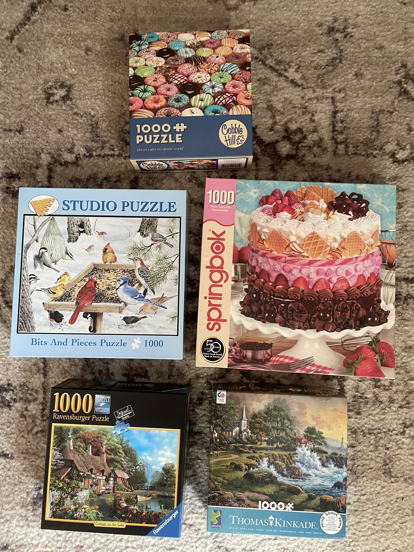Assortment Of Puzzles Lot