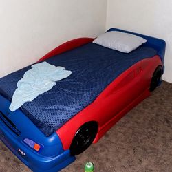 Race car bed  twin toddler