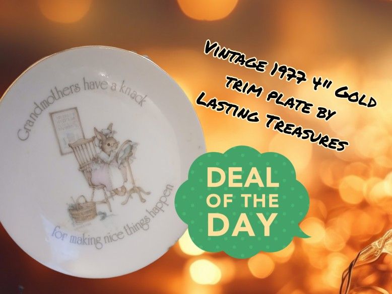 Vintage 4" 1977 Plate