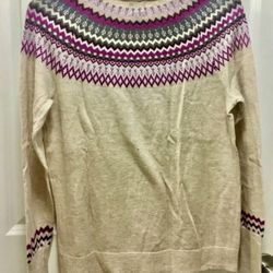 Patterned Sweater Size S
