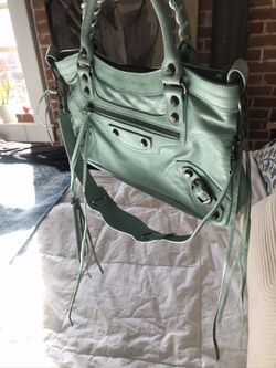 Balenciaga Green Handbag