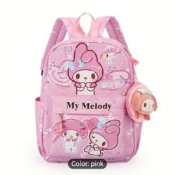 Hello Kitty Kuromi & My Melody Charmer Backpack