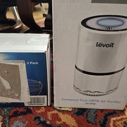 New in Box Levoit HEPA Air Purifier + Extra Filters