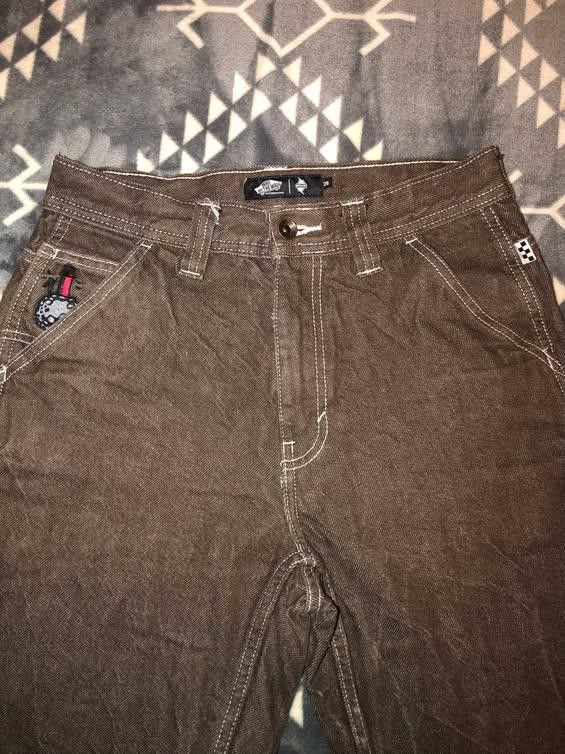 Brown Vans Straight Pants