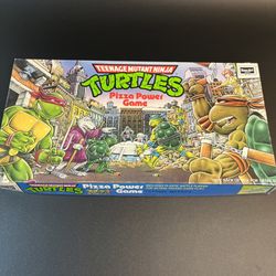 Vtg 1989 Teenage Mutant Ninja Turtles Pizza Power Board Game TMNT Complete