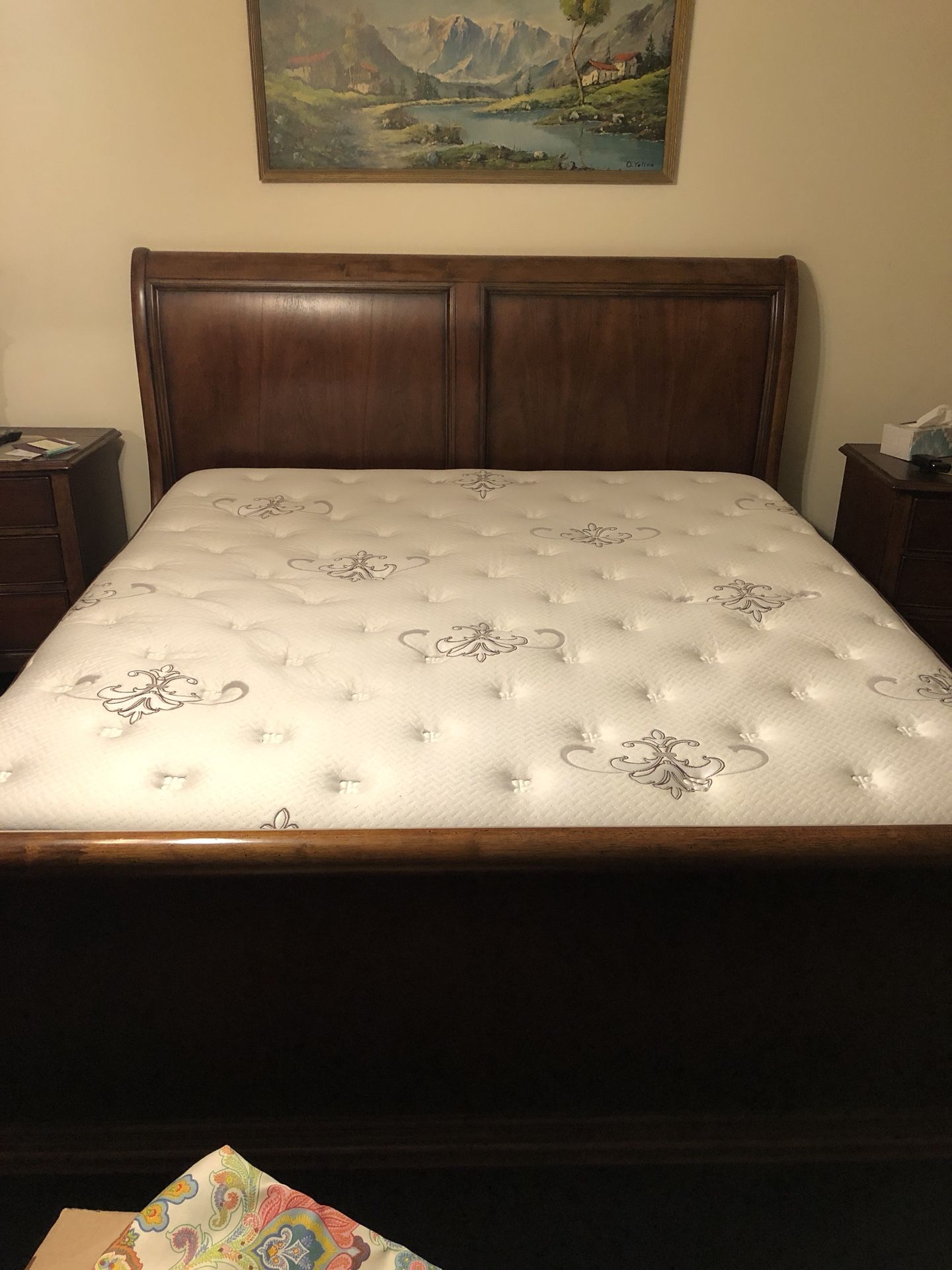 King Mattress Stearns & Foster Estate Kearsley Luxury Plush Euro Pillowtop