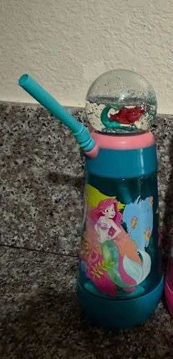 Disney Little Mermaid Kids Tumbler with Snow Globe Lid