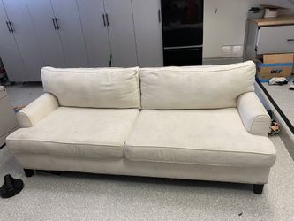White Couch - 87” Long X 40” Deep