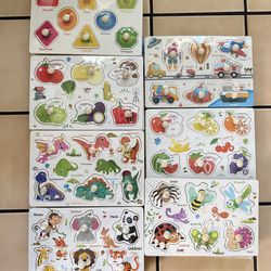 Montessori wooden puzzle