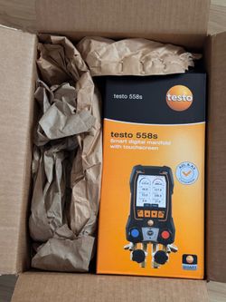 Testo 558s Testo logo 4-Valve Smart Digital Manifold