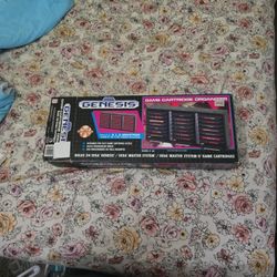 Sega Genesis Game Organizer In Box Still Wrapped.